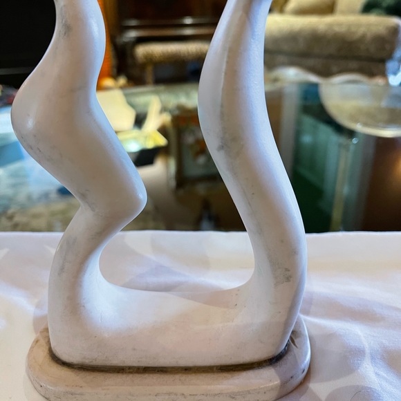 CERAMIC MALE AND FEMALE STATUE - Picture 6 of 8